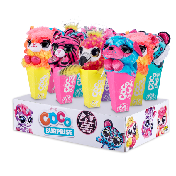 Іграшка м'яка ZURU COCO SURPRISE NEON з сюрпризом в асортименті