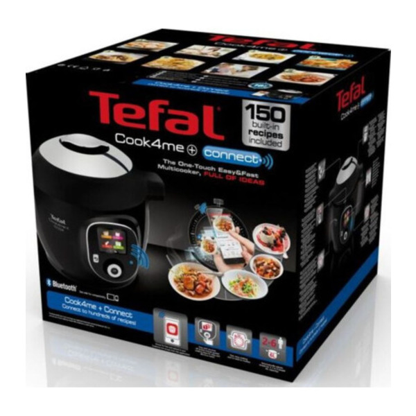 Мультиварка-скороварка Tefal Cook4me+ Connect CY855830