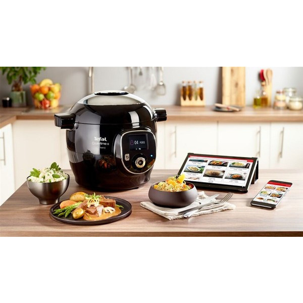 Мультиварка-скороварка Tefal Cook4me+ Connect CY855830