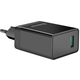 Мережева зарядка DEFENDER (83573)UPA-101 чорний, 1 USB, QC 3.0, 18W