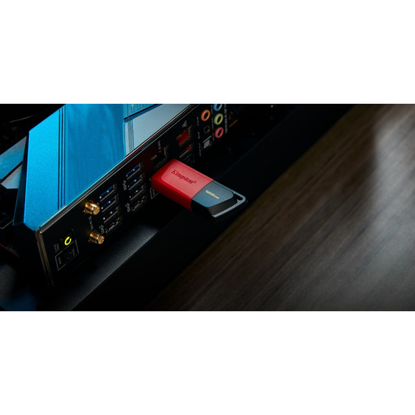 USB-Флешка USB 3.2 128GB Kingston DataTraveler Exodia M Black/Red (DTXM/128GB)