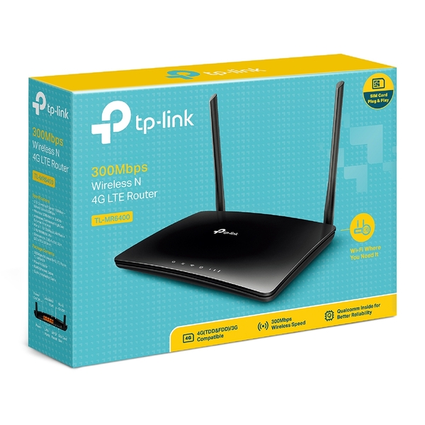 Бездротовий маршрутизатор (роутер) TP-Link TL-MR6400