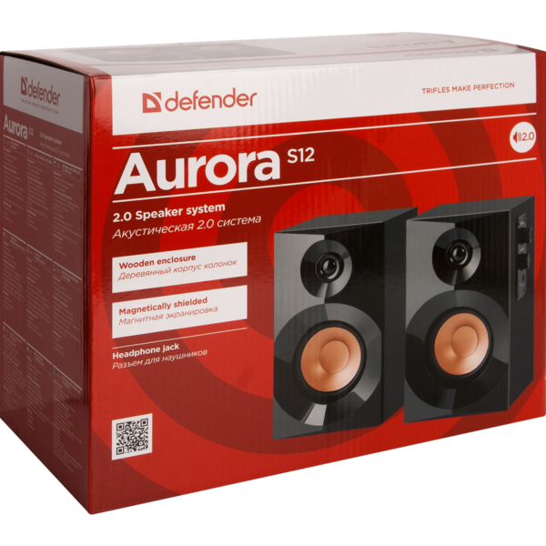 Комп.Акустика DEFENDER 2.0 AURORA S12 дерево