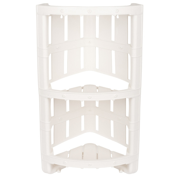 Полиця у ванну кімнату VIOLET HOUSE 1022 Бамбу WHITE