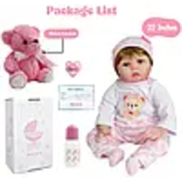 Реалістична лялька Unity Reborn "Кристина" 55 см (30303)