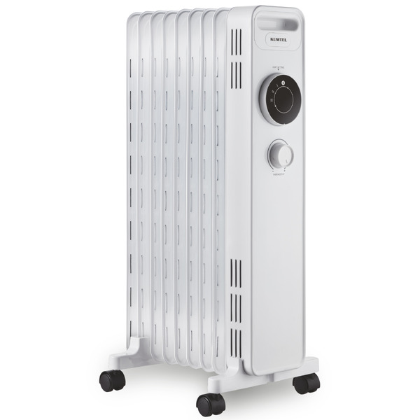 Масляний обігрівач KUMTEL KUM-1225S Білий