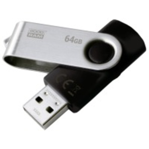 USB-Флешка USB 2.0 64GB Goodram UTS2 (Twister) Black (UTS2-0640K0R11)