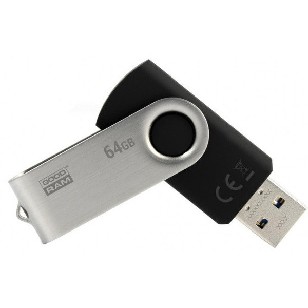 USB-Флешка USB 2.0 64GB Goodram UTS2 (Twister) Black (UTS2-0640K0R11)