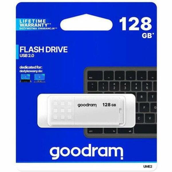 USB-Флешка USB 2.0 128GB Goodram UME2 White (UME2-1280W0R11)