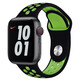 Ремінець для Apple Watch (38-40mm) Nike Sport Band Black/Green