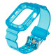 Ремешок для Apple Watch (38-40mm) Color Transparent + Protect Case Sea Blue