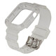 Ремешок для Apple Watch (38-40mm) Color Transparent + Protect Case White