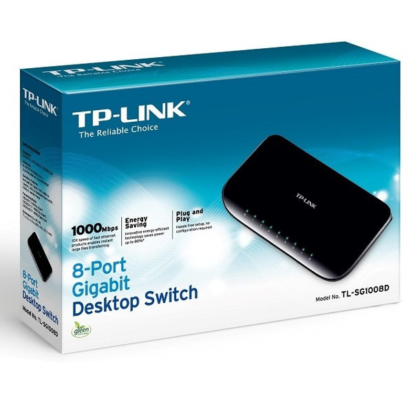 Коммутатор TP-Link TL-SG1008D