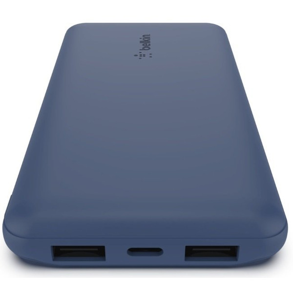 Внешний аккумулятор (Power Bank) Belkin 10000mAh, 15W Dual USB-A, USB-C, синий