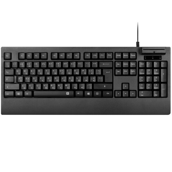 Клавиатура 2E KС 1030 Smart Card USB Black (2E-KC1030UB)