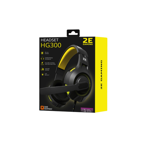 Навушники 2E Gaming HG300 Black (2E-HG300BK)