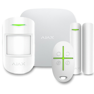 Комплект Ajax StarterKit + Socket Jeweller білий (000001144_K)