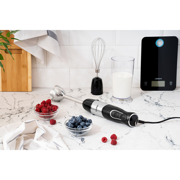 ARDESTO Блендер ручной HBK-800BR - 800Вт/венчик/чаша 0.6л/чёрный