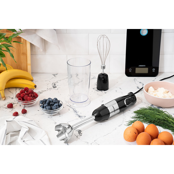 ARDESTO Блендер ручной HBK-800BR - 800Вт/венчик/чаша 0.6л/чёрный