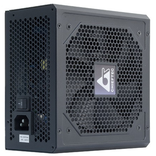 Chieftec Блок питания RETAIL Eco GPE-500S,12cm fan,a/PFC,24+4,2xPeripheral,4xSATA,1xPCIe