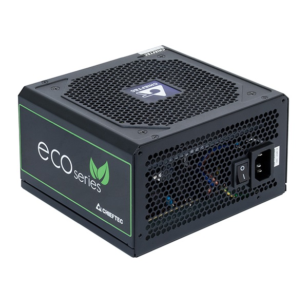 Chieftec Блок питания RETAIL Eco GPE-500S,12cm fan,a/PFC,24+4,2xPeripheral,4xSATA,1xPCIe
