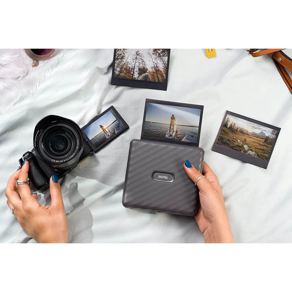Портативний кольоровий фотопринтер Instax LINK WIDE M EX D GRAY