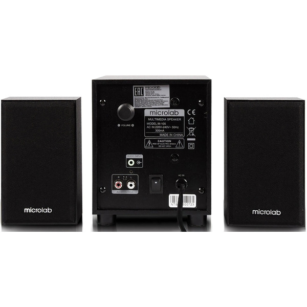 Акустична система 2.1 Microlab M-105R Black (M-105R)