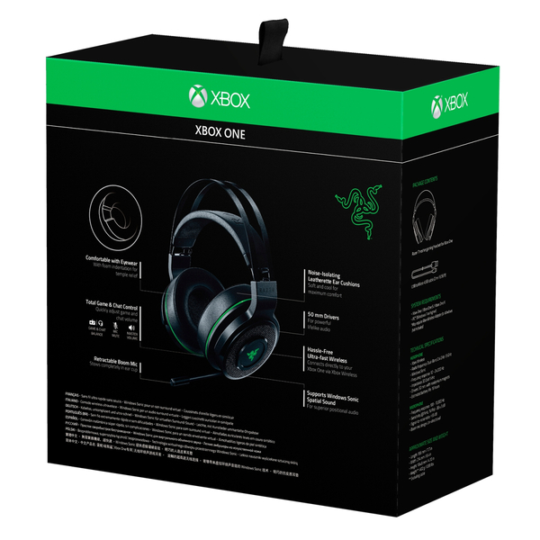 Наушники Razer Thresher - Xbox One, black/green