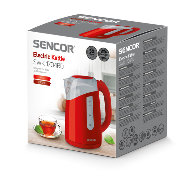 Електрочайник Sencor  SWK 1704RD