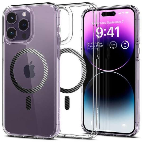 Чохол Spigen для Apple iPhone 14 Pro Max Ultra Hybrid MagFit Carbon Fiber ACS04827