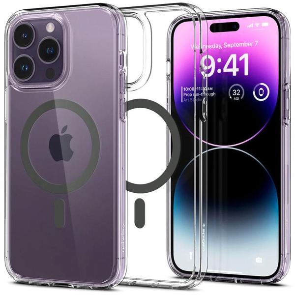 Чохол Spigen для Apple iPhone 14 Pro Ultra Hybrid MagFit Graphite (ACS04970)