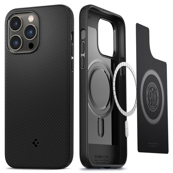 Чохол Spigen для iPhone 14 Pro Mag Armor Matte Black ACS04989