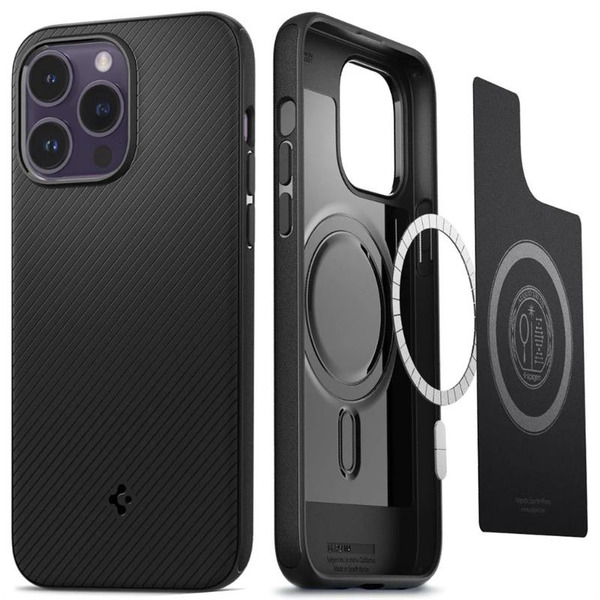 Чохол Spigen для iPhone 14 Pro Mag Armor Matte Black ACS04989