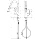 Hansgrohe Смеситель для кухни Focus M42, дл.излива - 224мм, вытяжной, 1 рычаг, KM220, хром