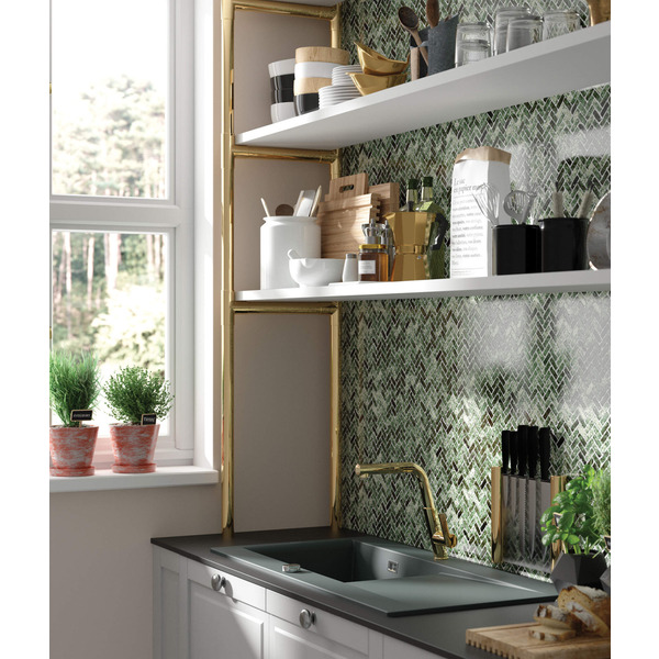 Змішувач для кухні Deante SILIA з висувним виливом (BQS_Z73M)