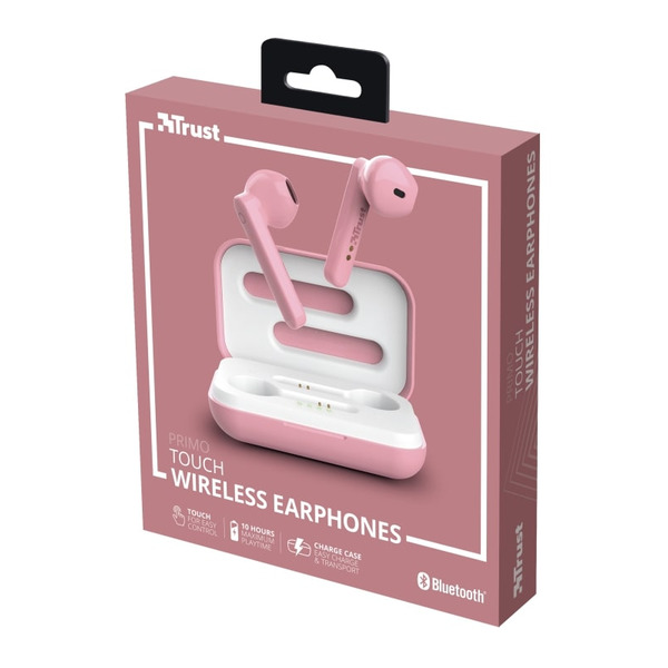 Наушники Trust Primo Touch True Wireless [Pink]