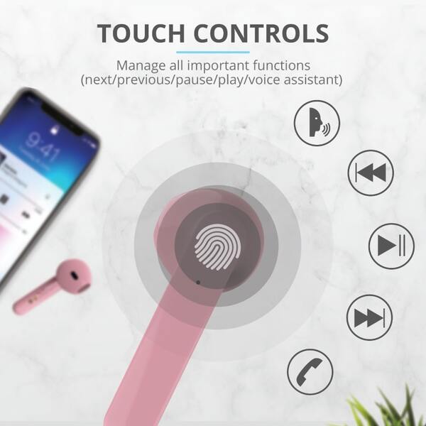 Наушники Trust Primo Touch True Wireless [Pink]