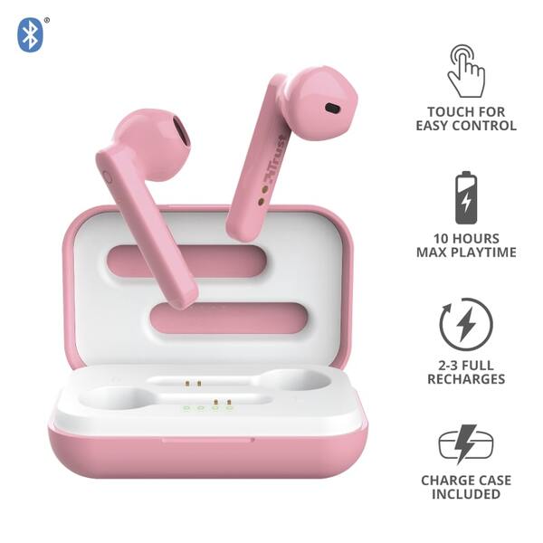 Наушники Trust Primo Touch True Wireless [Pink]