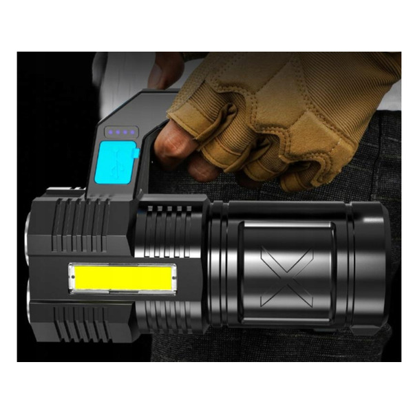 Військово-тактичний ліхтар XML-T6 з акумулятором