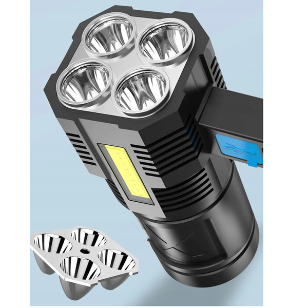 Військово-тактичний ліхтар XML-T6 з акумулятором