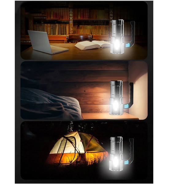 Військово-тактичний ліхтар XML-T6 з акумулятором