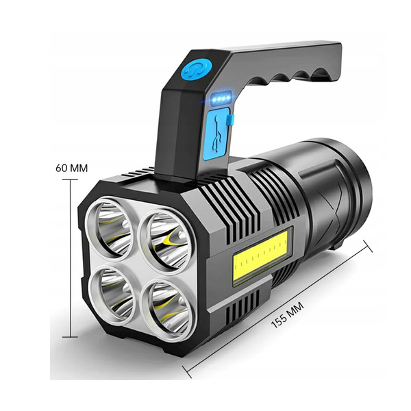 Військово-тактичний ліхтар XML-T6 з акумулятором