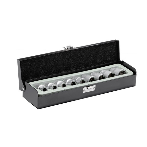 Набор головок TORX 9шт, E10-E24, 1/2 INTERTOOL ET-6014