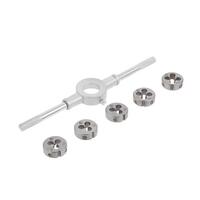 Нібор плашок з тримачем 6 од (M4,M5,M6,M8,M10) INTERTOOL SD-8019