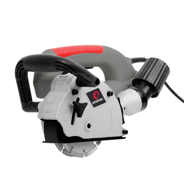 Штроборіз INTERTOOL DT-0200 1400Вт, 9000 об/хв, диск 125мм, глибина пропила 8-30мм, ширина пропила 8-26мм