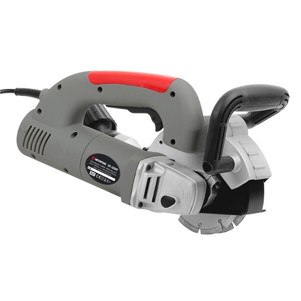 Штроборіз INTERTOOL DT-0200 1400Вт, 9000 об/хв, диск 125мм, глибина пропила 8-30мм, ширина пропила 8-26мм