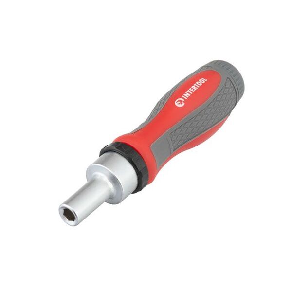 Викрутка реверсивна з комплектом насадок Intertool VT-3638