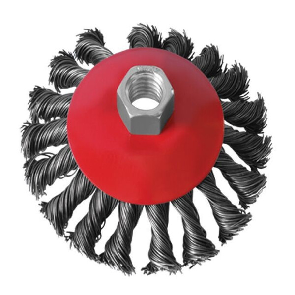 Конусна щітка INTERTOOL BT-4115 для КШМ (115 мм, М14)