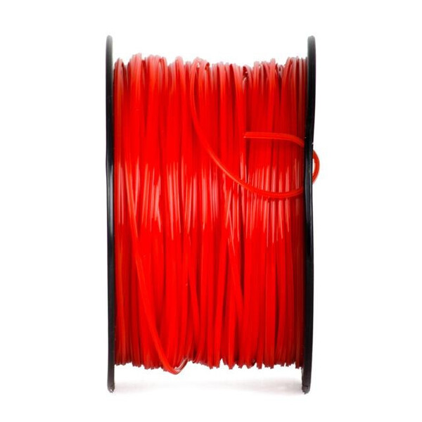 Леска для мотокосы звезда 2,4 мм, бухта 190м, красная INTERTOOL DT-2272