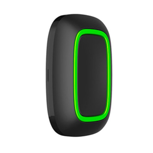 Бездротова тривожна кнопка чорна Ajax Button black EU